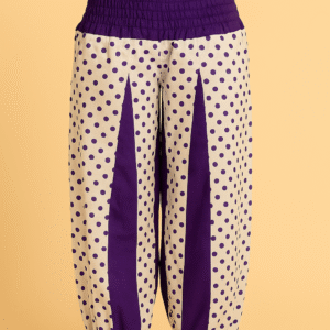 Pantalón estampado con estastico ancho